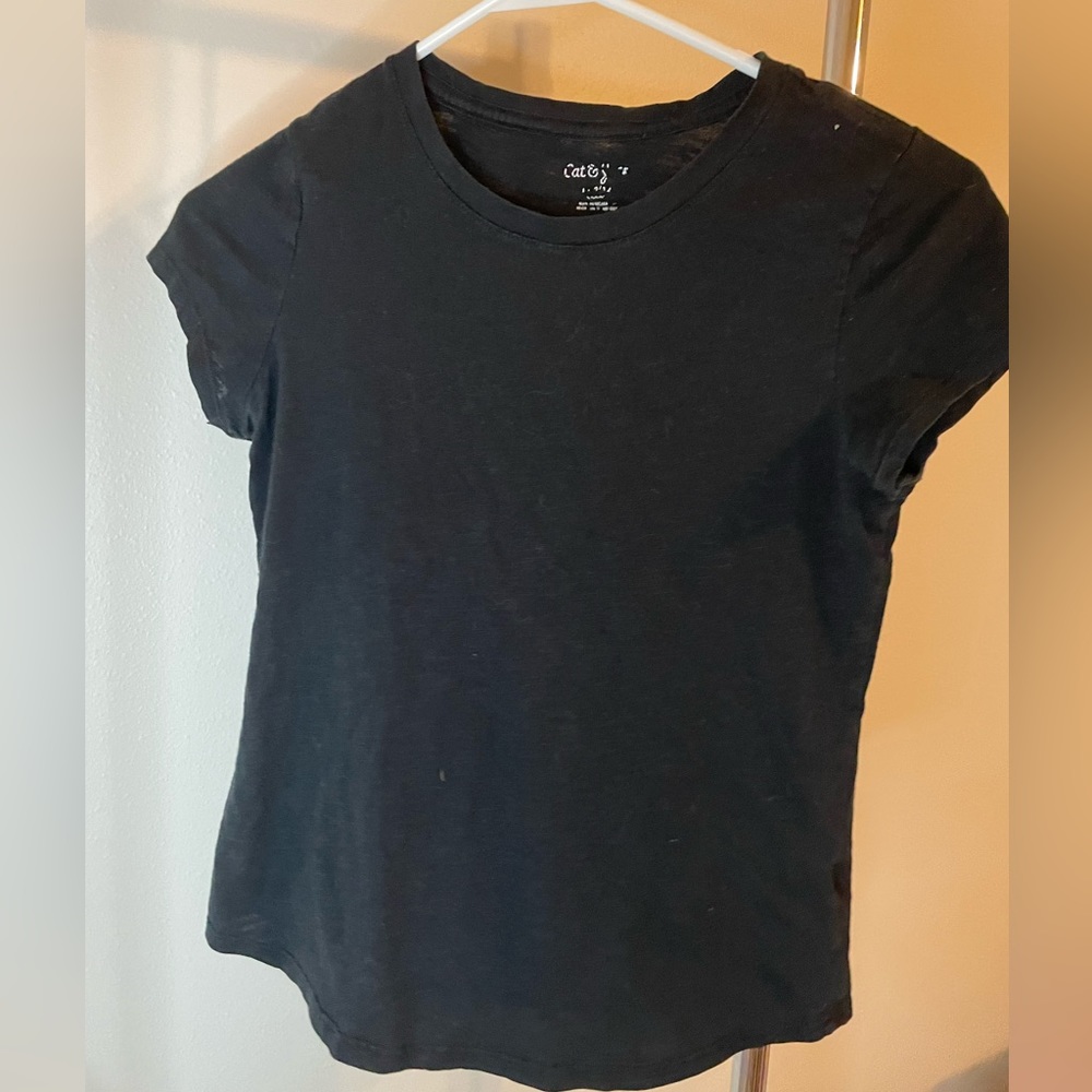 Black Cat &Jack t shirt size Youth Large
